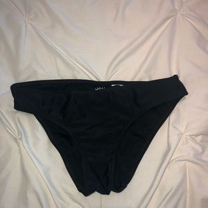 Hollister Plain Black Bikini Bottoms Small